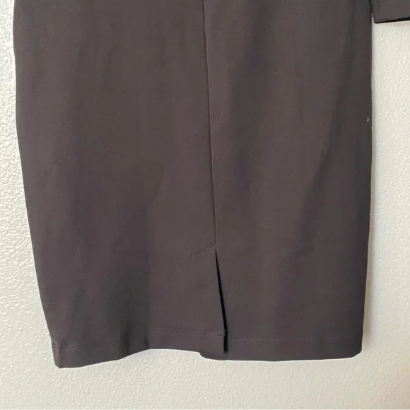 NWT Chloe Kristyn Bianca Ponte Knit Dress Long Sleeve Black Size Small - Picture 8 of 11